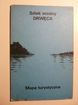 Szlak wodny Drwęca mapa turystyczna 