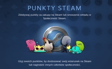 Punkty Steam - sklep punktów - 50 000 punktów