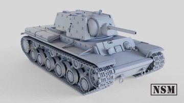 KV-1 "Armored" - 1:56 / Bolt Action / Wargame / 8k