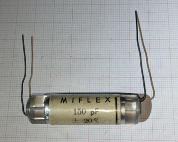 Kondensator fioliowy KSF MIFLEX 150pF 10kV