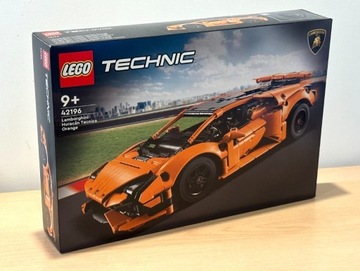 Nowy! Lego 42196 Technic - Pomarańczowe Lamborg...