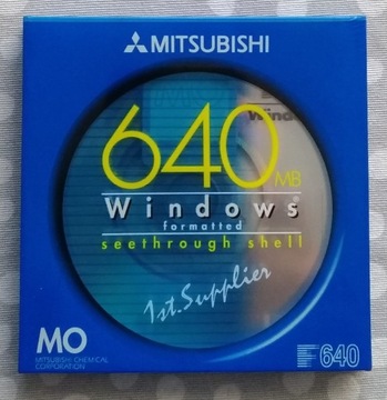 Mitsubishi MO dysk magneto-optyczny 640 MB