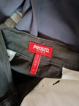 Spodnie Prosto Chinos Czarne L 34/32