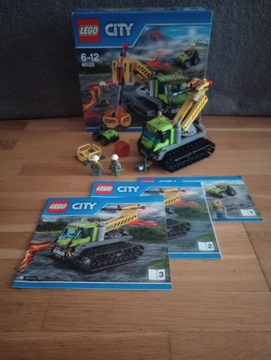 Lego City 60122 Volcano Crawler kompletny
