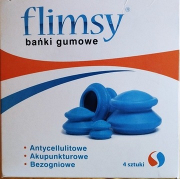 Flimsy bańki gumowe antycellulitowe polski produkt
