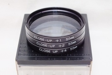 soczewki makro Hoya Close-UP +1 +2 +4 55 mm