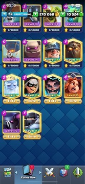 Konto Clash royale 55lv