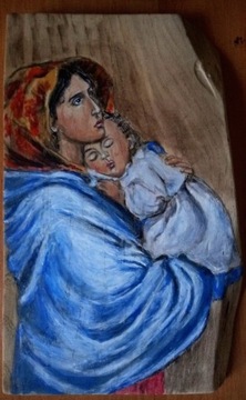 Matka Boska Cygańska (ręcznie malowana