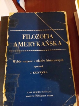 Filozofia Amerykańska- J.Krzywicki