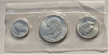 USA 1 1/2 1/4 dolar 1976 S  Srebro Mennicze set 