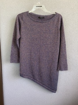 Mohito bluzka sweterek asymetryczny z rozcięciem S