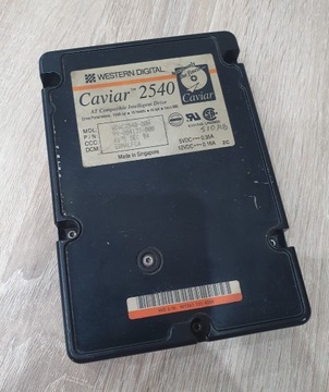 Dysk HDD retro WD Caviar 2540