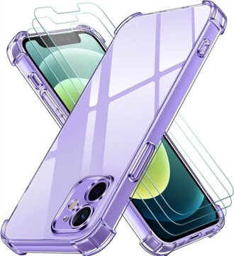 Etui iPhone 12 Mini +3 szkła hartowane Plecki Nowe