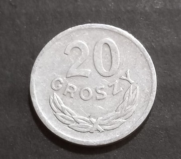 20 groszy z 1972r obiegowe