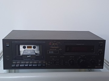 Magnetofon kasetowy Technics M 63 Czarny/Vintage