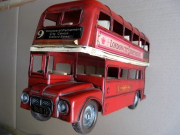 Autobus Piętrowy Londyn Metal dekoracy Routemaster