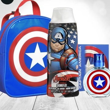 Capitain America Avengers Marvel: plecak żel edt