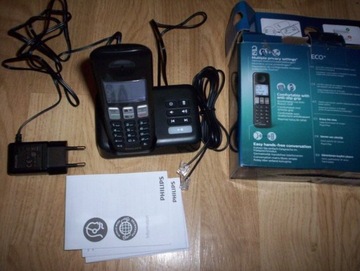 TELEFON STACJONARNY PHILIPS D2551B z sekretarką