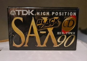 Kaseta magnetofonowa TDK SA X black limited 