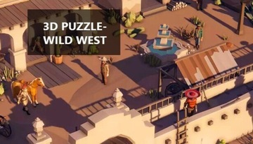 3D Puzzle- Wild West 