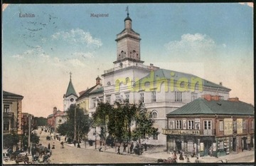 LUBLIN Krakowskie Przedmieście Magistrat 1916  