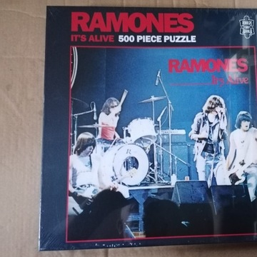 Puzzle Rock Saws 500 RAMONES - IT'S ALIVE