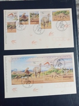 AUSTRALIA Mi.1376-1377 blok15 1993r.Fdc 