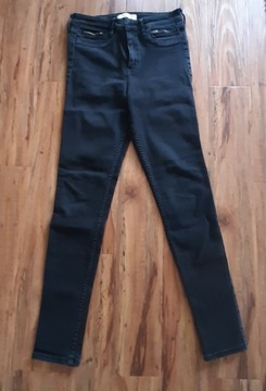 czarne spodnie z USA  hollister W27 L31 st bdb