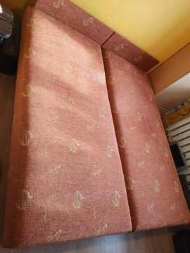Łóżko tapicerowane ze skrzynią materacem 90 x 200
