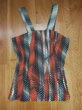 ZARA top wzorzysty XS