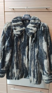 Damska kurtka zimowa z ekologicznego futra