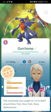Garchomp Pokemon go silny 