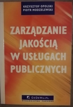 Zarządzanie jakością w usługach publicznych 