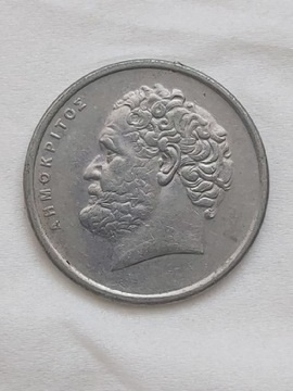 339 Grecja 10 drachm, 1988