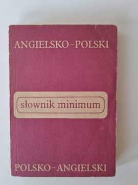 Polsko-angielski słownik angielsko-polski minimum 
