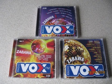 6CD - Zabawa z radio VOX vol. 1,2,3 - Komplet!