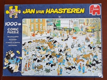 Puzzle Jan van Haasteren The Cattle Market 1000