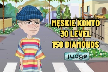 MovieStarPlanet - Męskie konto 30 level