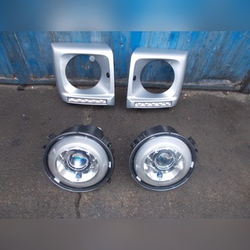 Mercedes G klasa Lampy Bi Xenon Led 463 460 AMG