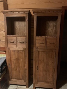 Komplet dwóch szafek z kolekcji Simple/ Klasikus 