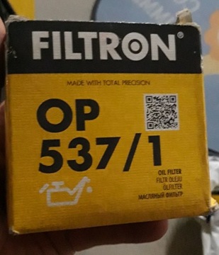 Filtr oleju Filtron 537/1