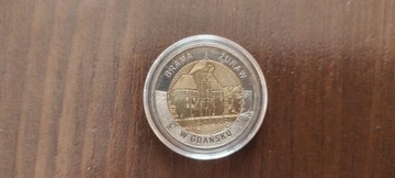 5 złotych Brama Żuraw w Gdańsku