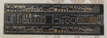 Linijka elektroniczna 30cm PCB SMD BGA trace