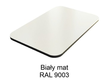 płyta kompozytowa dibond 3mm Biały mat RAL9003