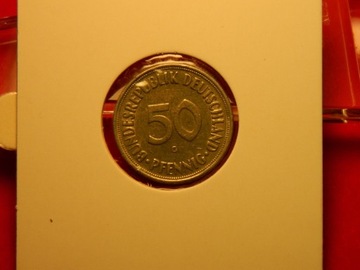 KD Niemcy 50 fenigów pfennig 1967 G