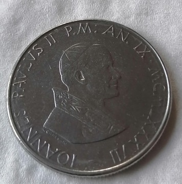 Watykan - Jan Paweł II - 50 lirów - 1987r.