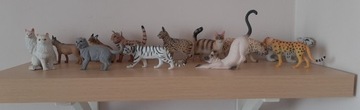 Figurki kotów rasowych ZESTAW