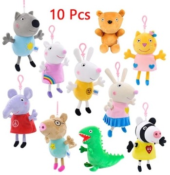 Maskotka  bajka Świnka Peppa przyjaciele 19cm nowe