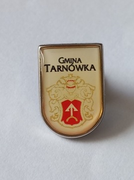 Herb gmina Tarnówka przypinka pin odznaka wpinka