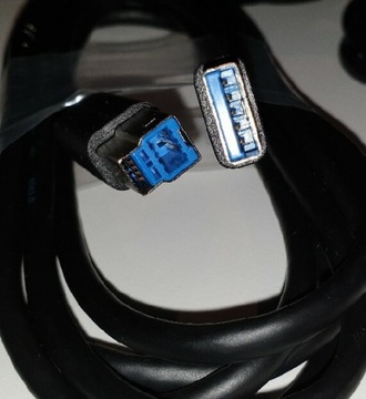 Kabel USB A/B dell do monitora, huba, nowy
